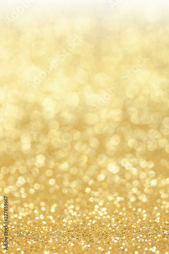 Abstract golden glitter background