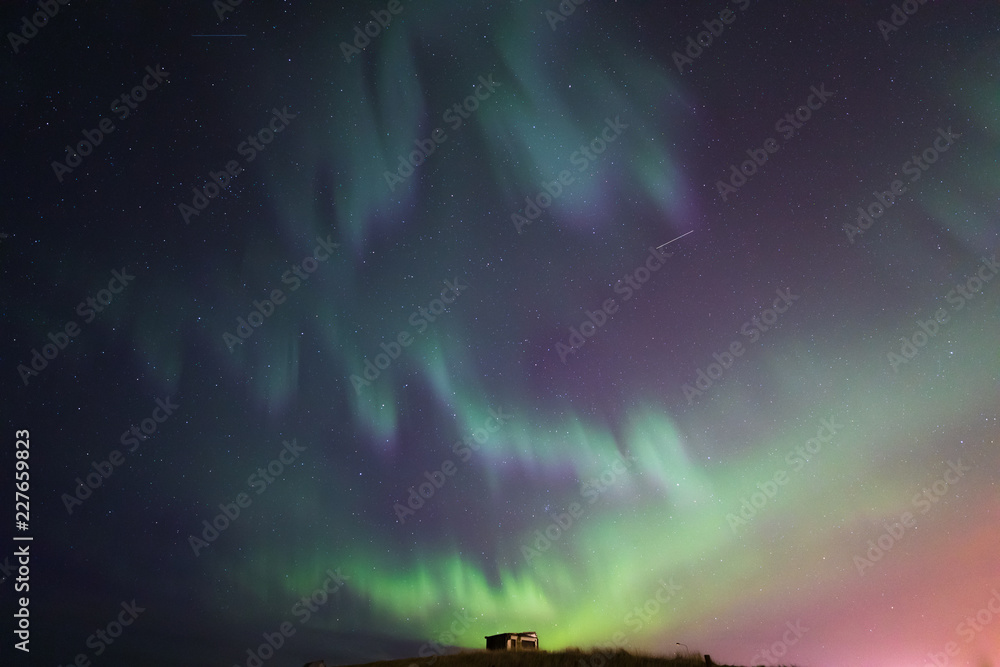 Fototapeta premium The Northern Light Aurora borealis Iceland