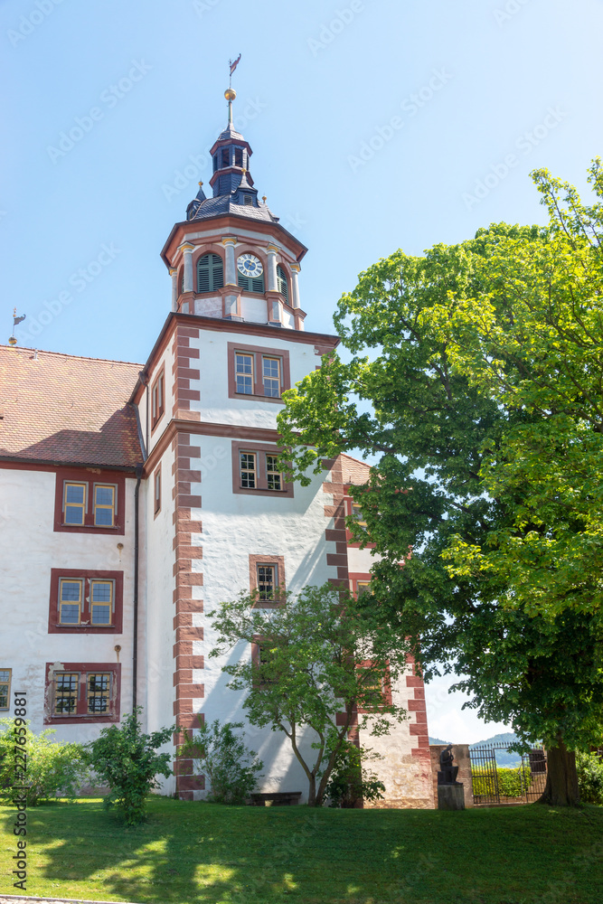 Turm vom Schloss Wilhelsmsburg in Schmalkalden, Thüringen
