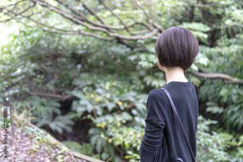 A bright pretty woman, Japan