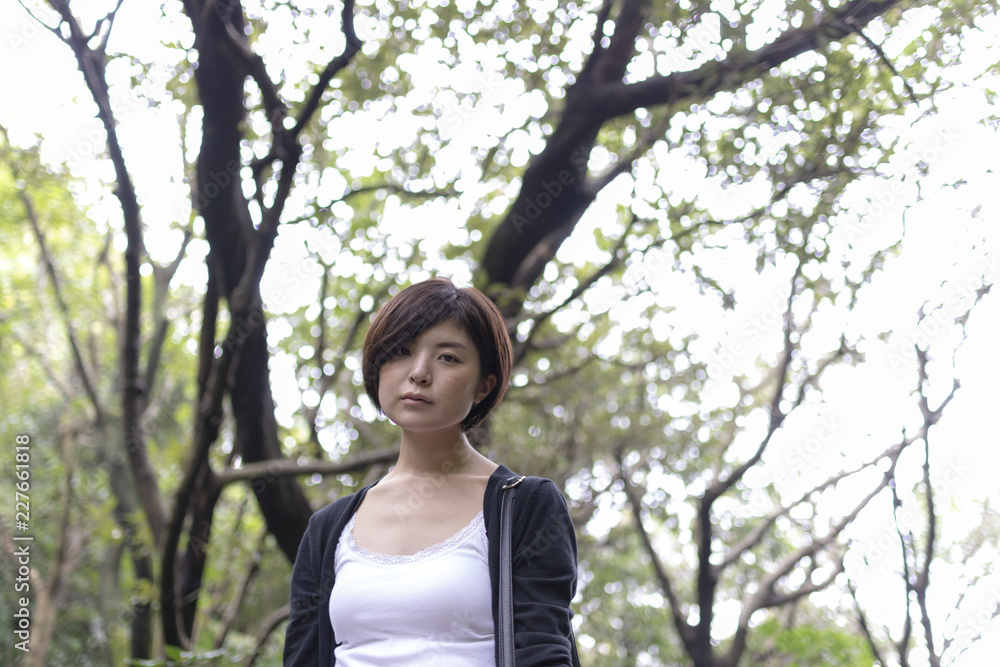 A bright pretty woman, Japan A bright pretty woman, Japan