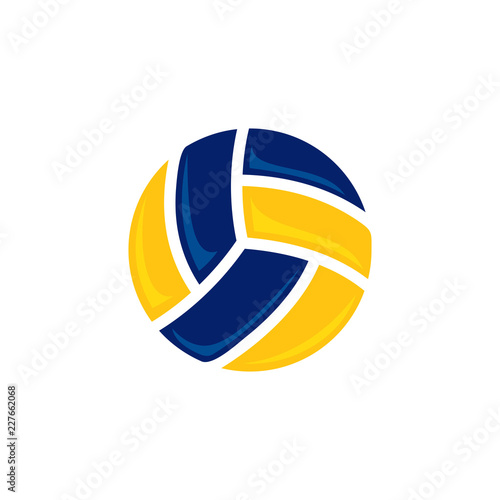 Volleyball ball icon vector
