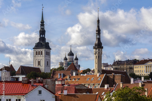 Skyline of Tallinn - Estonia