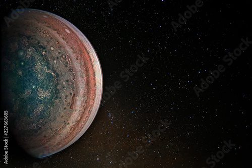 Fototapeta Naklejka Na Ścianę i Meble -  Jupiter planet. Elements of this image furnished by NASA