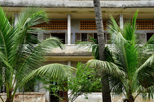 Phnom Penh; Kingdom of Cambodia - august 20 2018 : S 21, Tuol Sleng genocide museum photo