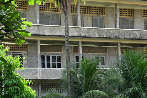 Phnom Penh; Kingdom of Cambodia - august 20 2018 : S 21, Tuol Sleng genocide museum photo