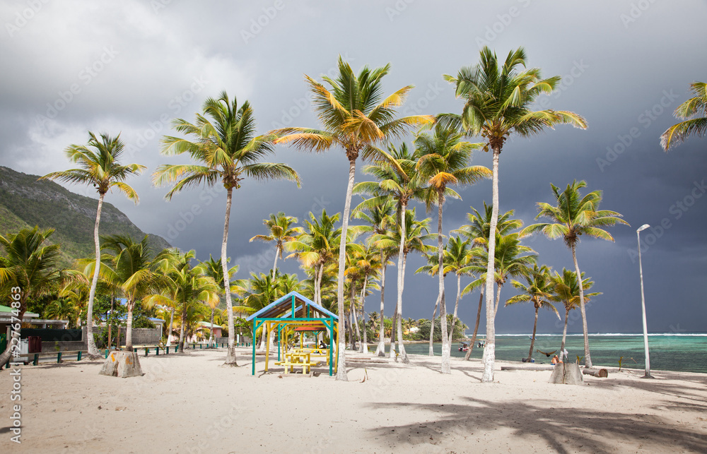 carribean beach in La Desirade, Guadeloupe carribean beach in La Desirade, Guadeloupe