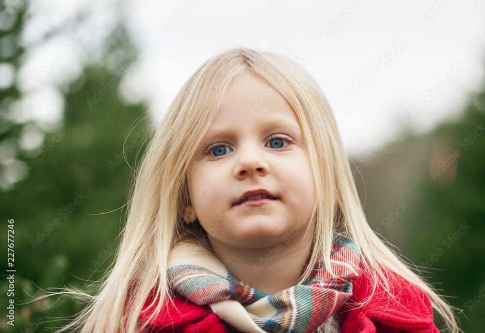 Portrait of little girl Portrait of little girl