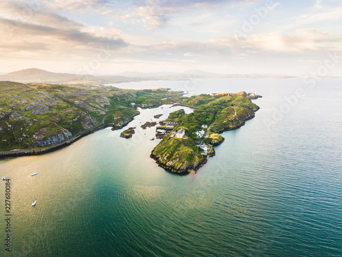 Ancient fort on the coast of Ireland near Crookhaven