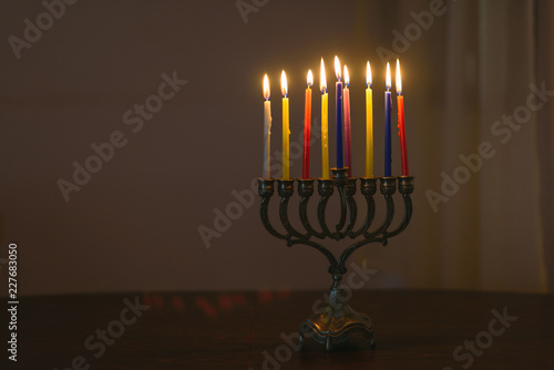 Hanukkah: Out of the Darkness Jewish holiday celebrated eight days to mark the 8 days oil burned. People celebrate Chanukah by lighting candles on a menorah, also called a Hanukiyah.