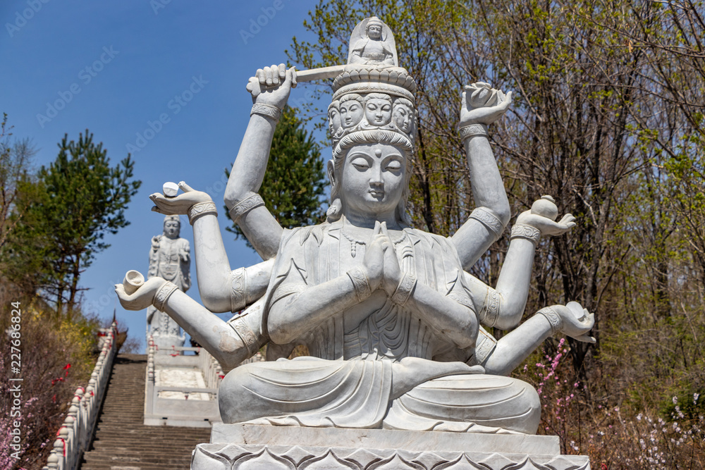 Temple - Guangming Monastery Complex, located in the suburb of Suifenhe Temple - Guangming Monastery Complex, located in the suburb of Suifenhe