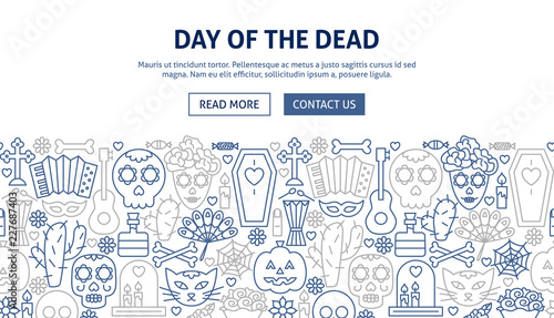 Day of the Dead Banner Design