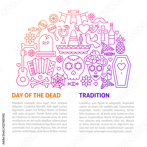 Day of the Dead Line Template