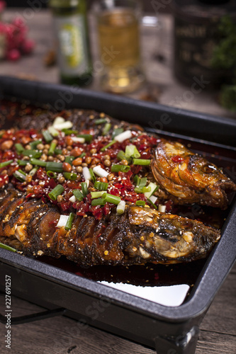 San Francisco spicy grilled fish