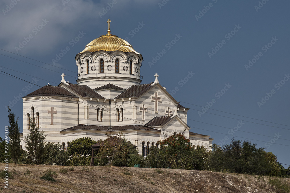 Russia. Crimea. Tauric Chersonesos. Vladimir Cathedral. View from the south