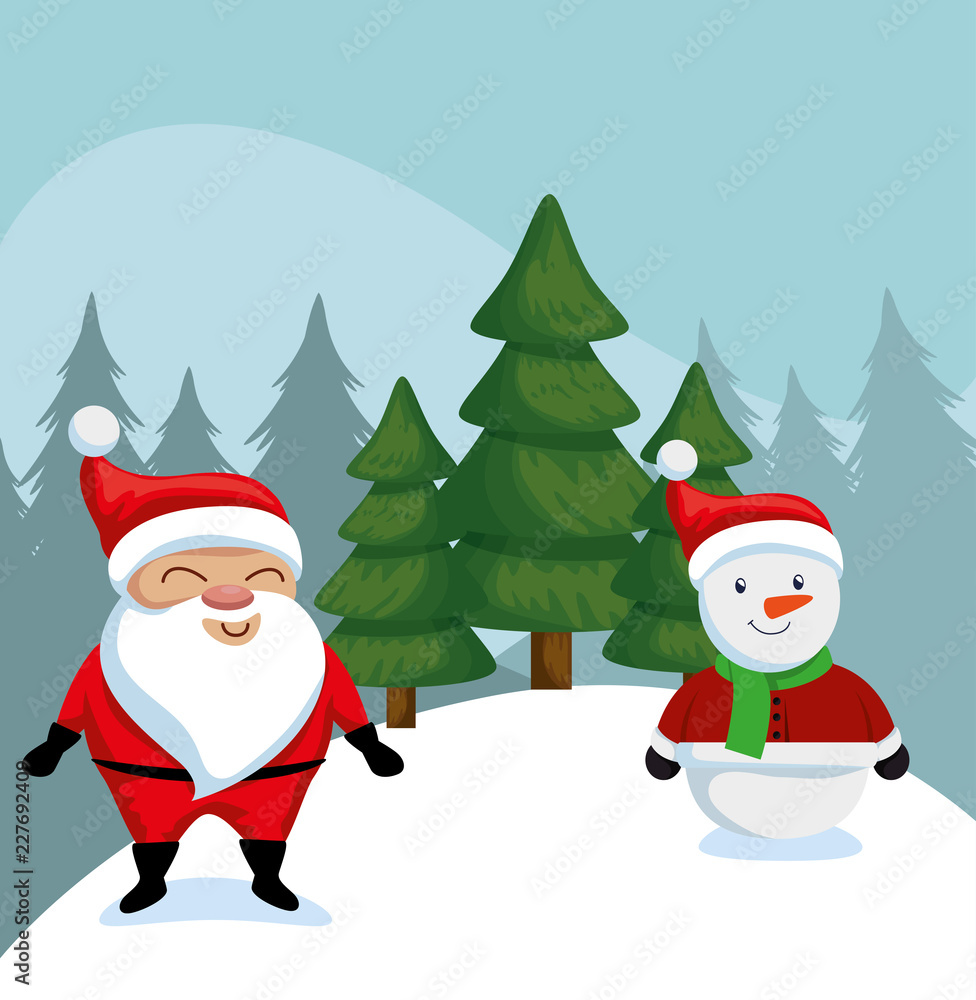 christmas sale label with santa claus character christmas sale label with santa claus character