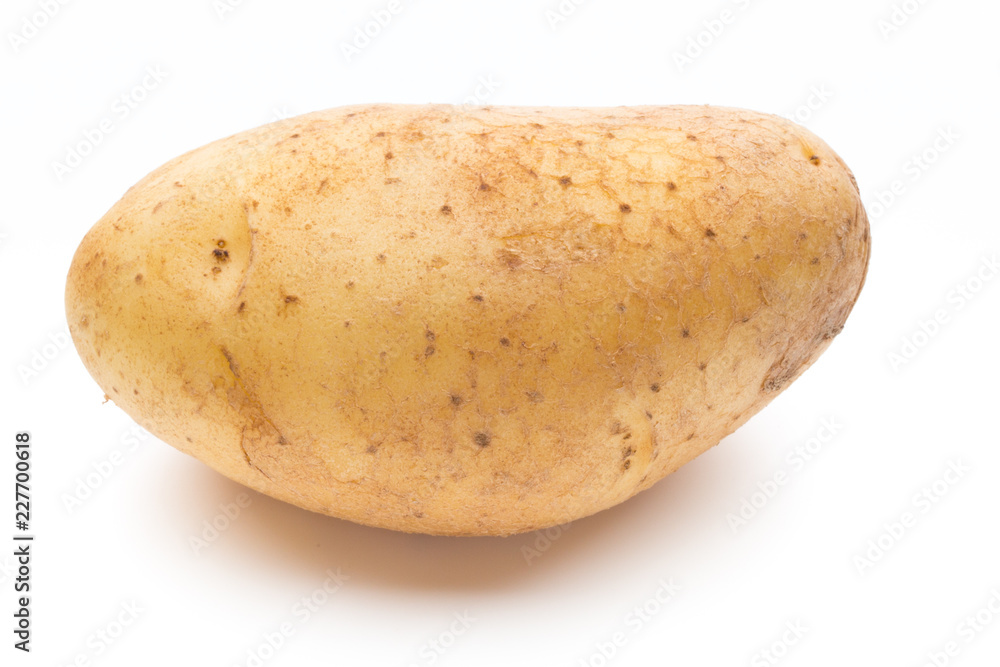 New potato isolated on the white background. New potato isolated on the white background.
