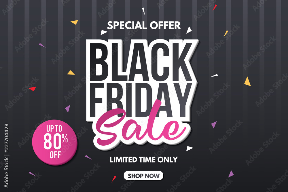 Black friday sale banner. Sale banner template design. Abstract banner. Vector illustration Black friday sale banner. Sale banner template design. Abstract banner. Vector illustration
