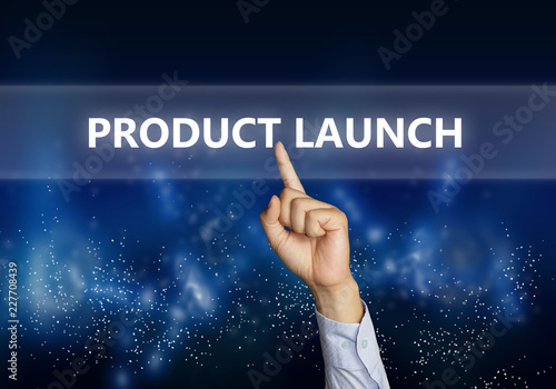 Product Launch, Motivational Business Marketing Words Quotes Concept