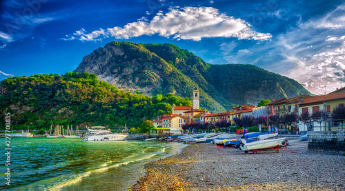 Fischerdorf Feriolo am Lago Maggiore, Piemont, Italien