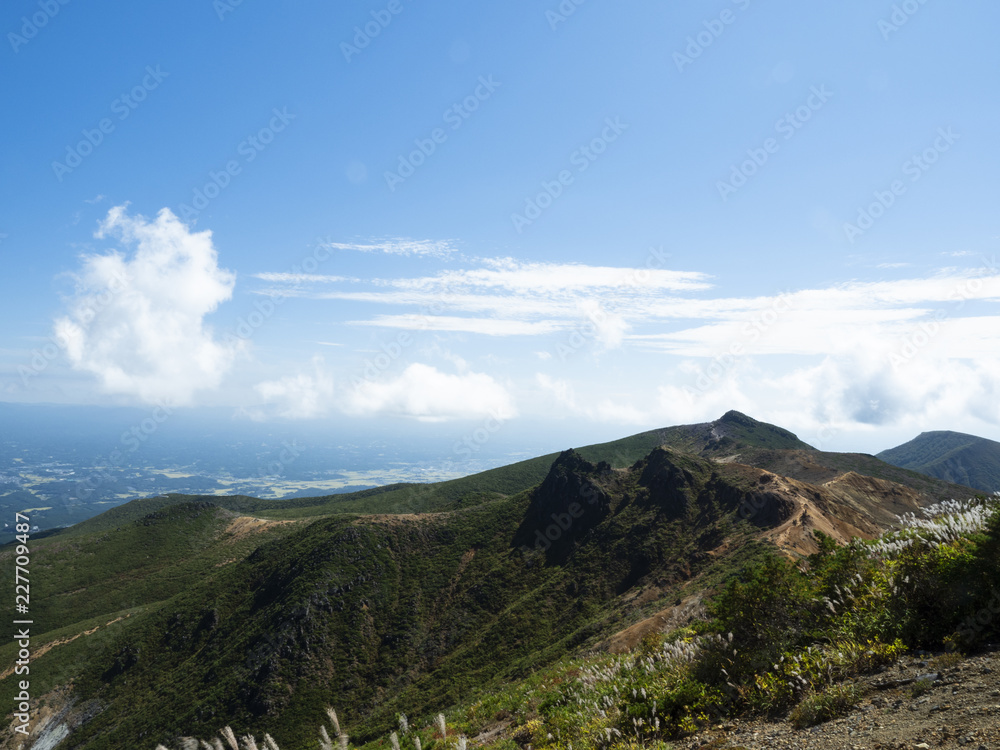 鉄山方向から見た安達太良山 鉄山方向から見た安達太良山