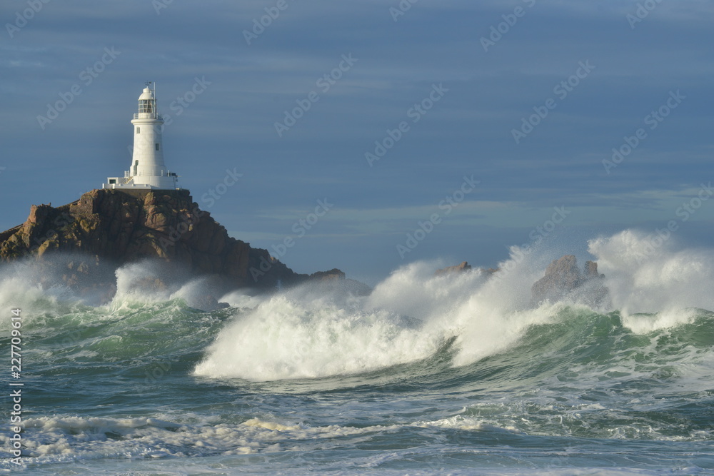 La Corbiere lighthouse, Jersey, U.K.
Storm Callum whips up the Atlantic Ocean.