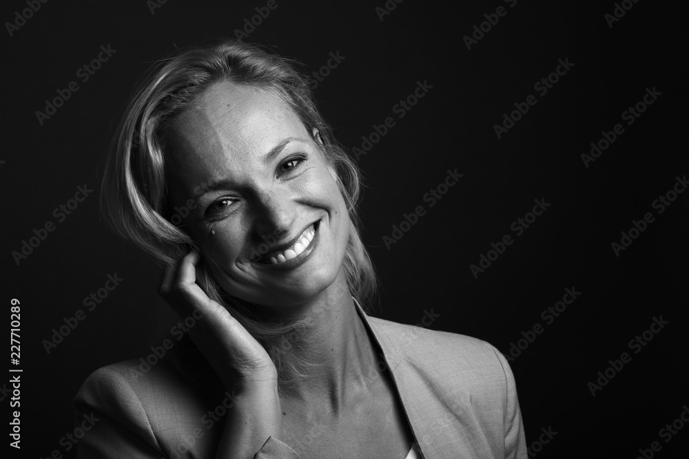 Portrait of a caucasian woman Portrait of a caucasian woman