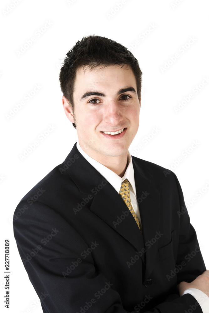 portrait of a businessman isolated on white portrait of a businessman isolated on white