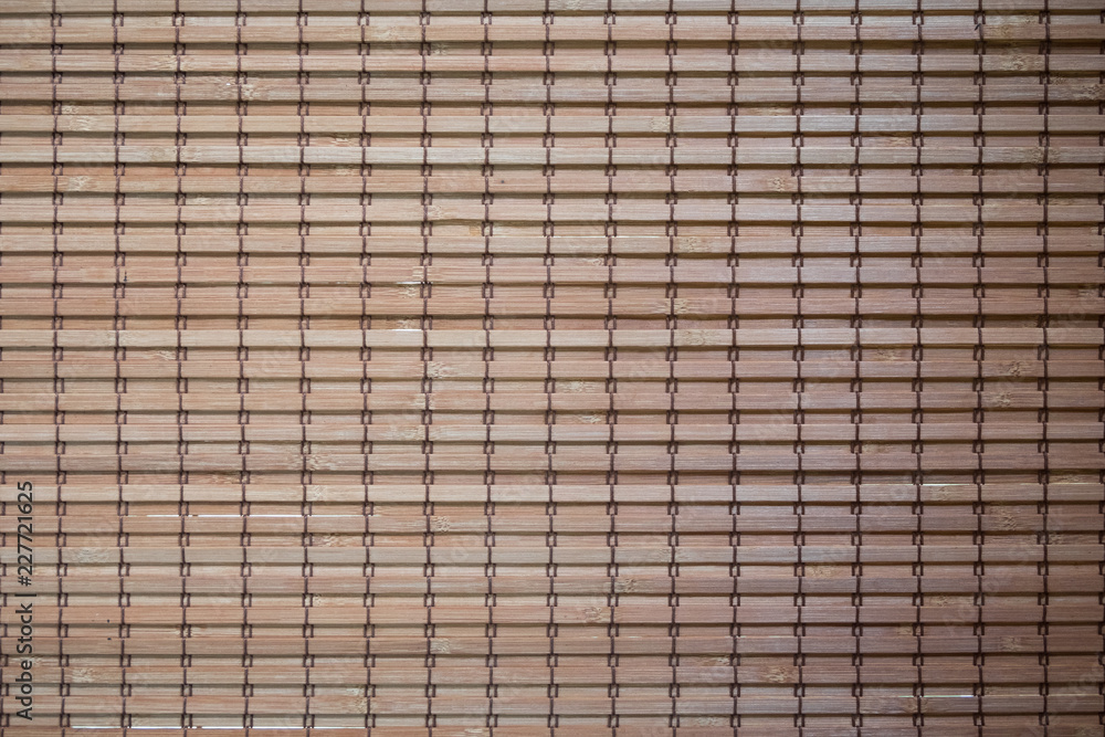 Close up bamboo blinds curtain asia style pattern background Close up bamboo blinds curtain asia style pattern background