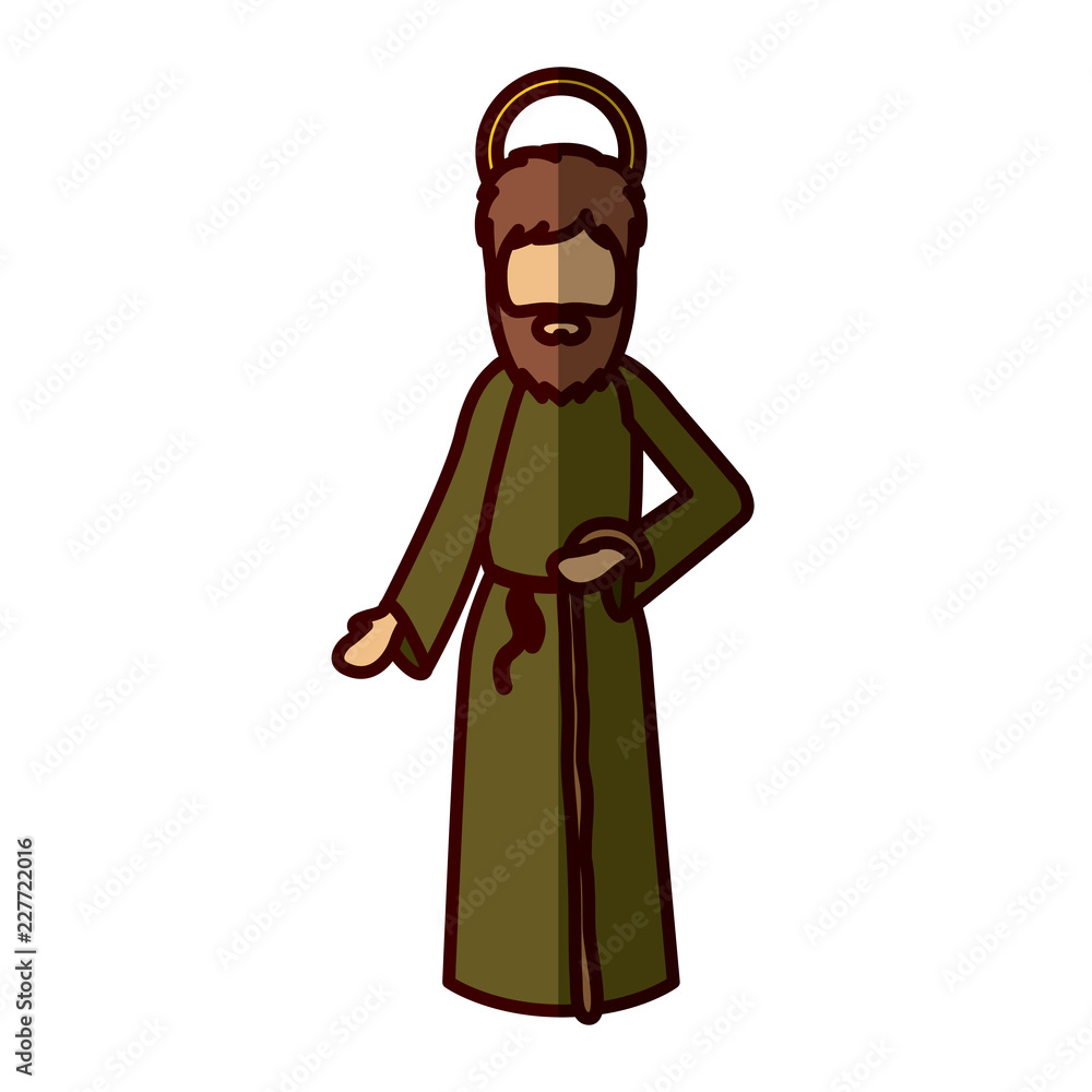 Joseph cartoon of holy night design Joseph cartoon of holy night design