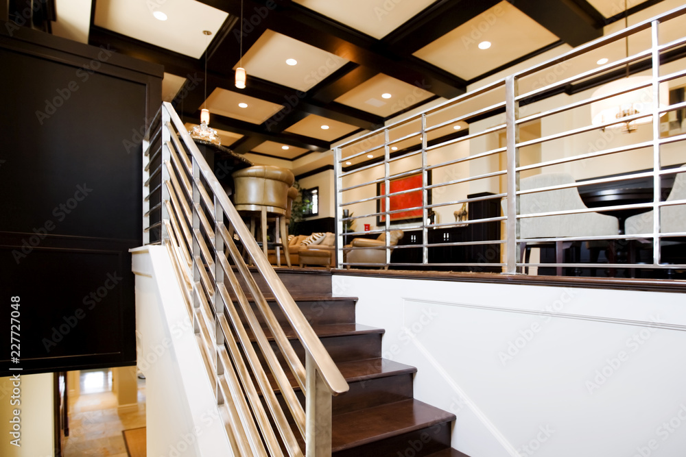 Fototapeta premium staircase in library