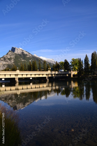 Mount Rundle Reflected in the Bow River