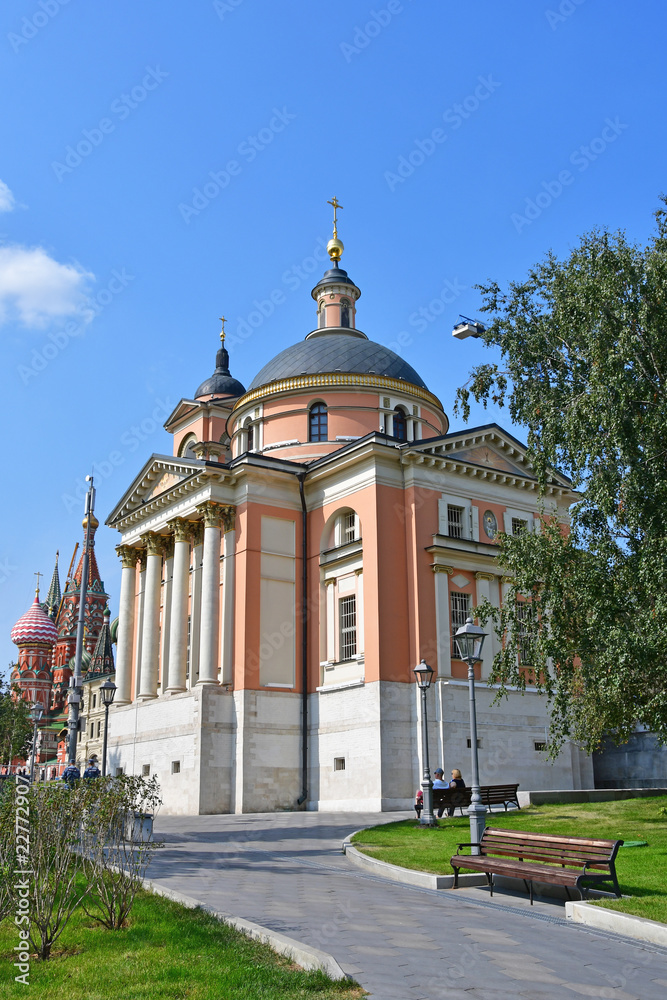 The church of St. Varvara. Street Varvarka. Moscow, Russia