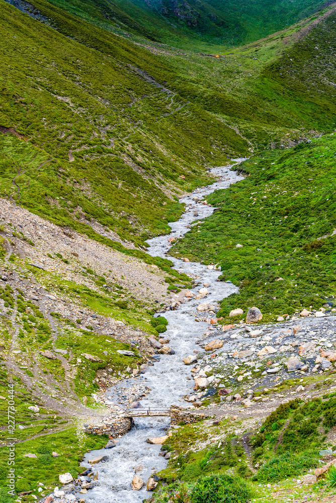 Fototapeta premium Nature view in Annapurna Conservation Area, Nepal