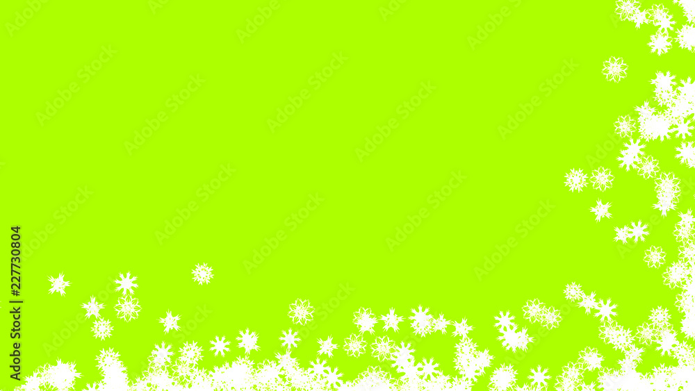 Abstract background with a variety of colorful snowflakes. Big and small. Abstract background with a variety of colorful snowflakes. Big and small.
