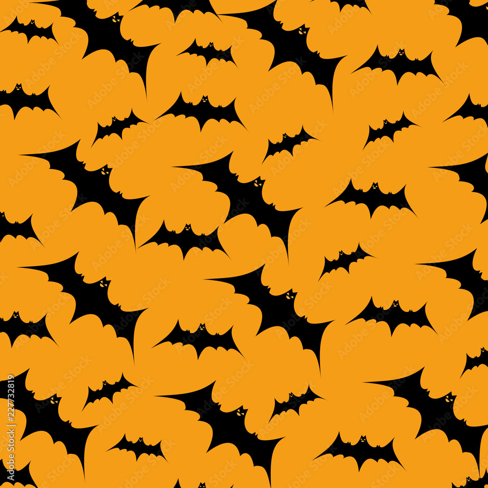 halloween bats flying pattern