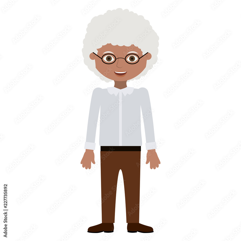 Isolated grandfather cartoon design Isolated grandfather cartoon design