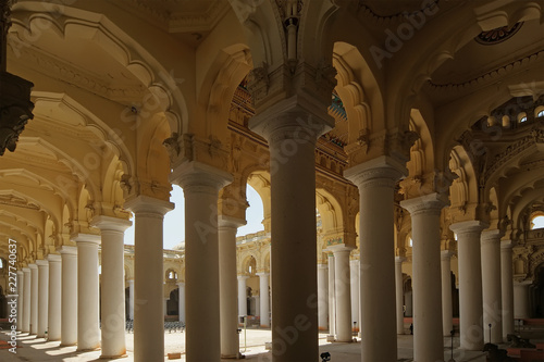 Madurai, Tamil Nadu, South India. Thirumalai Nayakkar Mahal palace complex photo