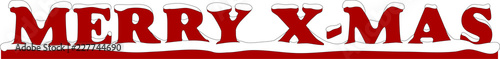 Merry x-mas Grußkarte