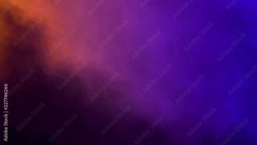 Moving clouds of abstract colorful smoke over a black background Moving clouds of abstract colorful smoke over a black background