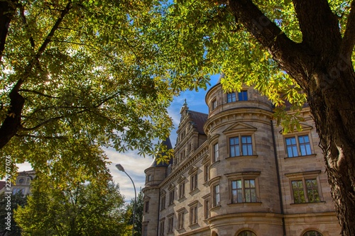 Cityscapes Details Bamberg / Germany architecture is characterized by a great deal of regional diversity, due to the centuries-long division of German territory into principalities and kingdoms