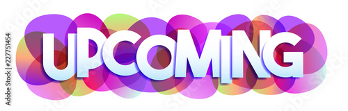 Upcoming word vector banner