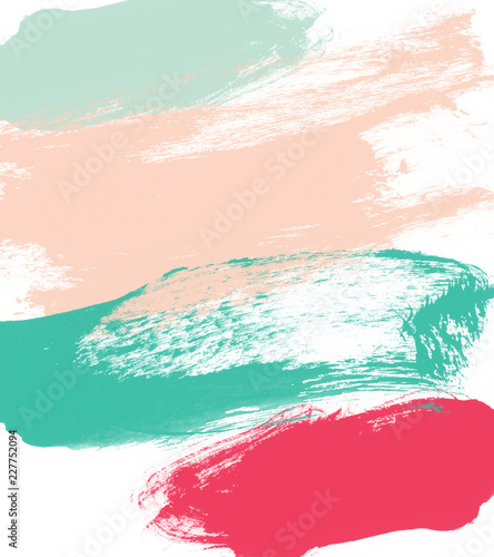 bright advertising banner colors - brush strokes