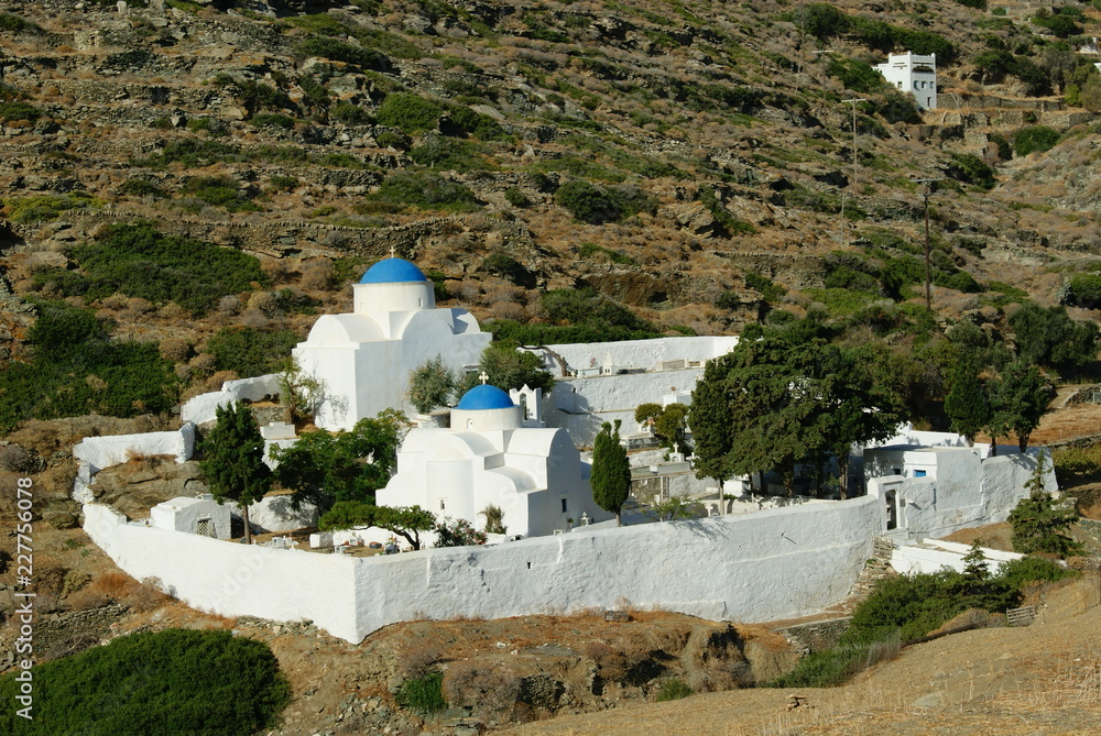 Naklejka premium Sifnos, les Cyclades
