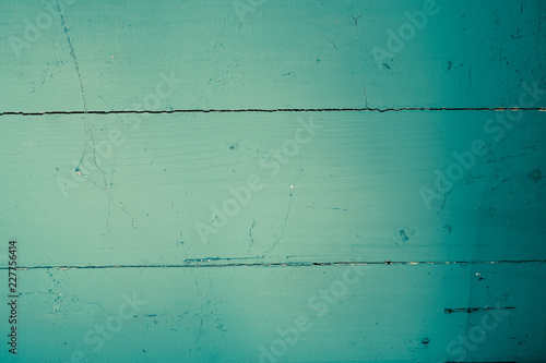 Old blue painted wood textured wall.