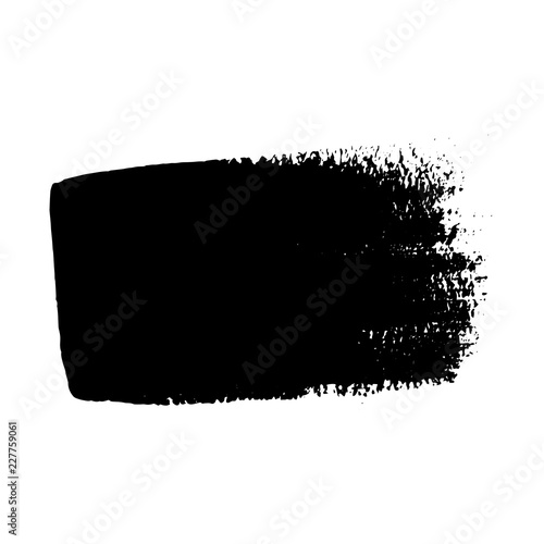 Hand drown brush  Vector illustration of paint blot