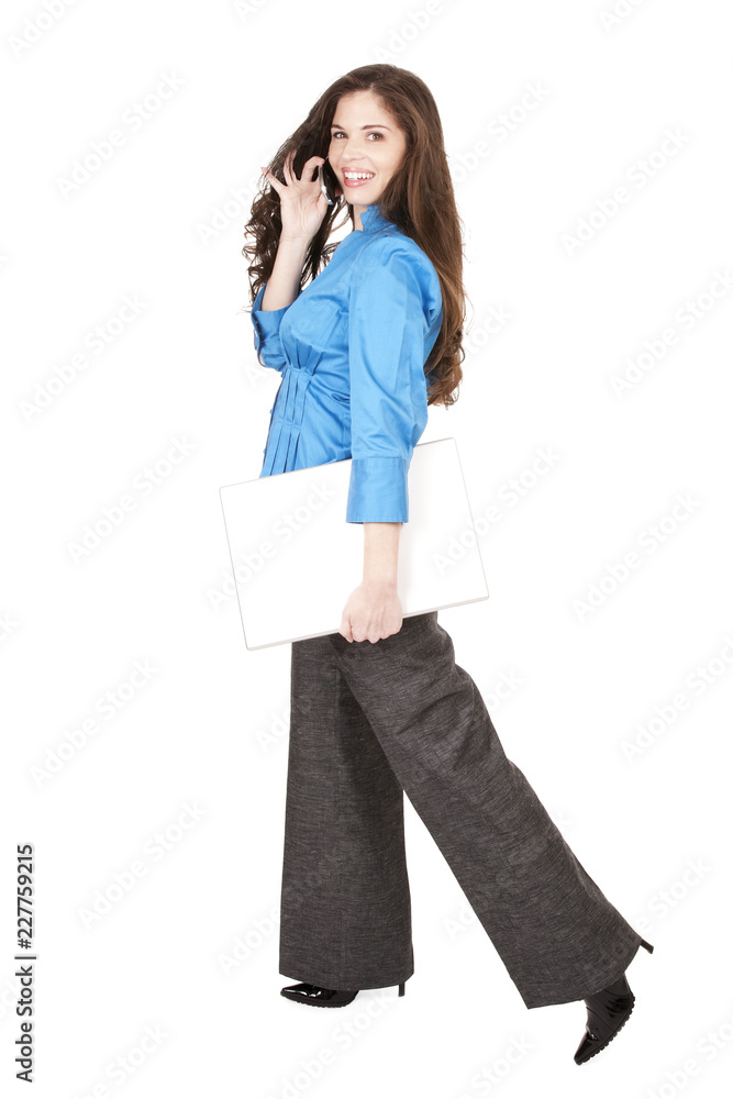 young woman with mobile phone young woman with mobile phone