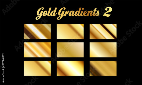 golden gradients gold element material luxury shine shiny