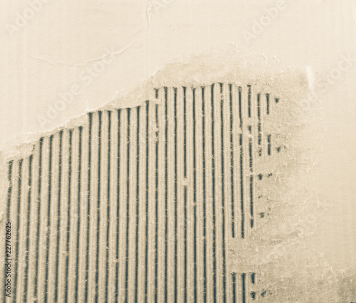 Recycled cardboard full frame.