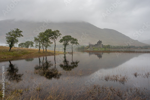 Wallpaper Mural Kilchurn Castle on Loch Awe in the highlands of Scotland.